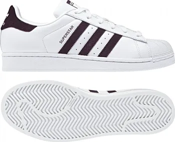 Dámské tenisky Adidas Superstar Cloud White/Red Night/Silver Metallic