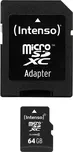 Intenso micro SDHC 64 GB + adaptér…