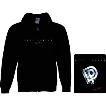 Pánské oblečení mikina s kapucí a zipem Deep Purple - Perfect Stranger
