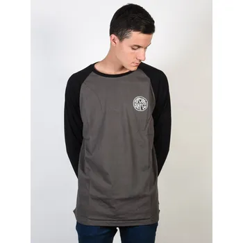 Pánské tričko Rip Curl Surfco Raglan Charcoal M