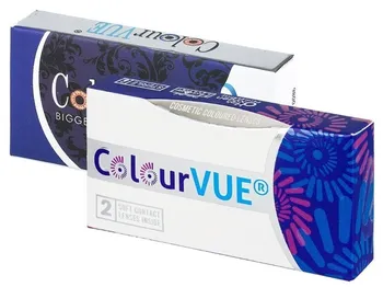 Kontaktní čočky ColourVUE Glamour Aqua - nedioptrické (2 čočky)