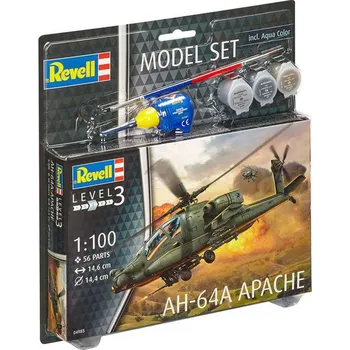 Plastikový model Revell Boeing AH-64A Apache 1:100 sada