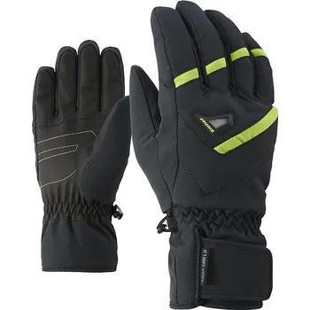 Rukavice Rukavice Ziener Gary AS Black Lime (Lyžařské rukavice)