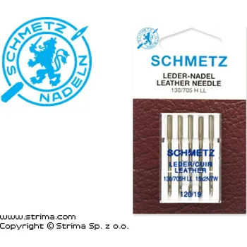Příslušenství k šicímu stroji Jehly na kůži 130/705 H LL VGS 120 LEATHER