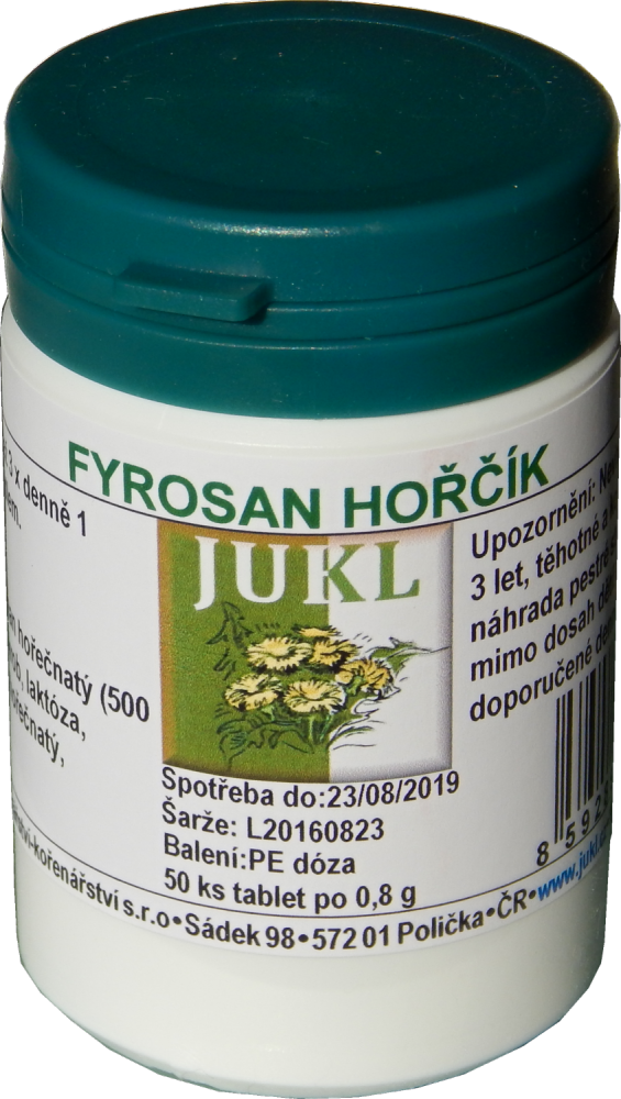 Jukl Fyrosan Hořčík 50 Tbl Od 140 Kč Zbozicz 8478