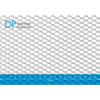 Plech Tahokov pozinkovaný 16x8/1,5, 1x1000x2000 mm