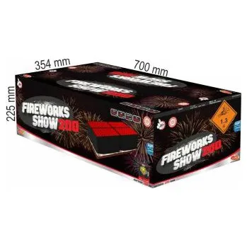 Zábavní pyrotechnika Ohňostrojná show 200 ran 30 mm