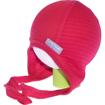 Kojenecká čepice růžová termolite čepička na zavazování