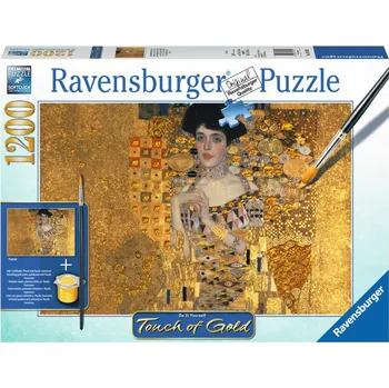 Ravensburger Touch of Gold Gustav Klimt Zlatá Adele 1200 dílků Puzzle Ravensburger Touch of Gold Gustav Klimt Zlatá Adele 1200 dílků