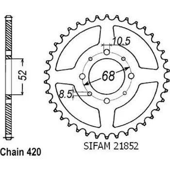 Motodíl Sifam Rozeta pro Kawasaki-Suzuki 21852CZ43
