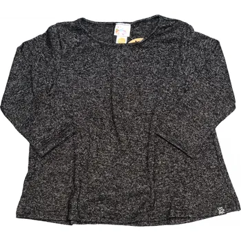 Dámská tunika antracitová svetrovinová tunika