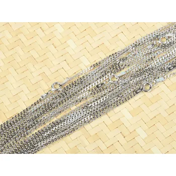 Řetízek Stříbro řetízek očkový 50cm Ag 925/1000 + Rh (cca 3.2g)