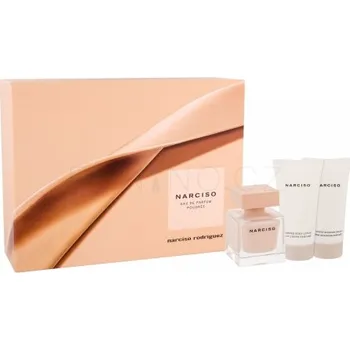 Narciso Rodriguez Narciso Poudrée W EDP, 50 ml + 50 ml sprchový krém + 50 ml tělové mléko