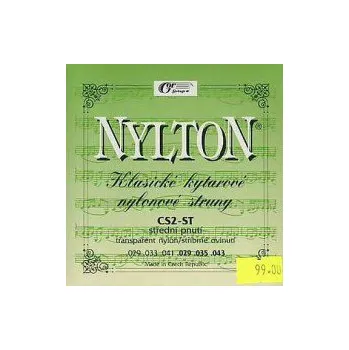 Struna pro kytaru a smyčcový nástroj Struny klasická kytara nylon Gorčík klasické