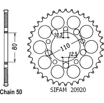 Auto-moto Sifam Rozeta pro Honda 20920CZ39