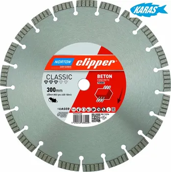 Řezný kotouč 230x22,23 mm diamantový kotouč na beton a železobeton CLASSIC BETON TURBO