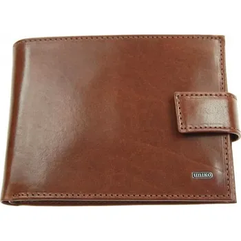 Pánská kožená peněženka 214806 hnědá, Uniko