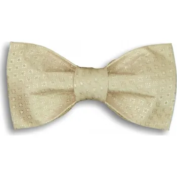 Motýlek Béžový tkaný motýlek