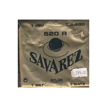 Struna pro kytaru a smyčcový nástroj Struny klasická kytara nylon Savarez 520 R
