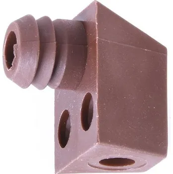 Element upevňovací plastový - hnědý