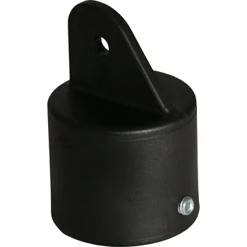 Příslušenství pro plot Koncovka vzpěry s okem, průměr 48 mm, černá