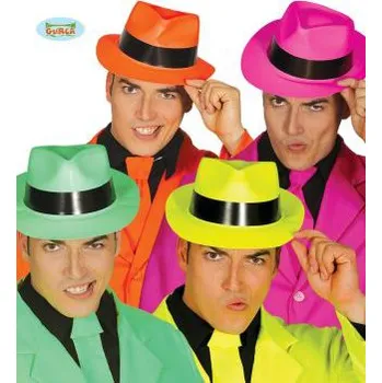 Klobouk Plastový klobouk Gangster - mafián - 1 ks