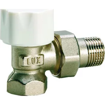 Ventil Termostatický ventil LUXOR s přednastavením, rohový s ruční hlavou 3/8" (M30x1,5) RD 202