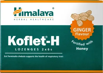 Přírodní produkt Himalaya Koflet-H zázvor 12 tbl.