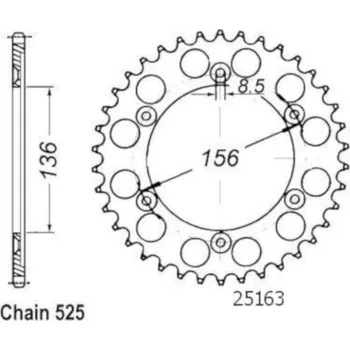 Motodíl Sifam Rozeta pro Suzuki 25163CZ41