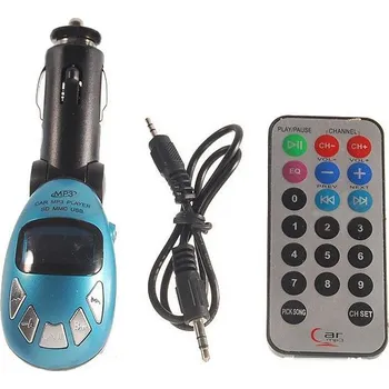 FM transmitter FM transmiter s USB portem a čtečkou SD karet s DO