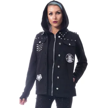 Dámský bomber bunda jarně/podzimní dámské - REBEL WEDNESDAY - HEARTLESS - POI735 - L