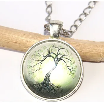 Řetízek Řetízek Fashion Jewerly - Amulet Strom života, Rodinné kořeny, Green Life, Tree 2531