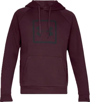 Pánská mikina Under Armour Rival Fleece Logo Hoodie červená