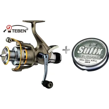 Rybářský naviják Naviják Teben AQR 300, 400, 500, 600 velikost: 600 + vlasec