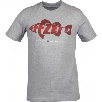 Rybářské oblečení Tričko DAM Effzett Pure T-Shirt Hypnotizing Fish velikost: XXL