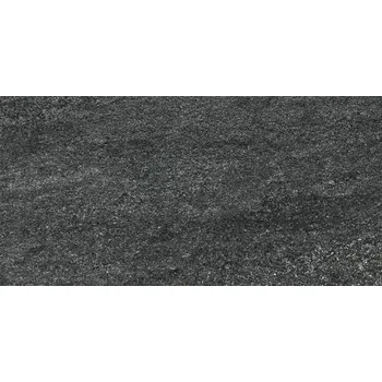 Obklad Quarzit - dlaždice rektifikovaná 29,8x59,8 černá matná, tl. 10 mm DAKSE739