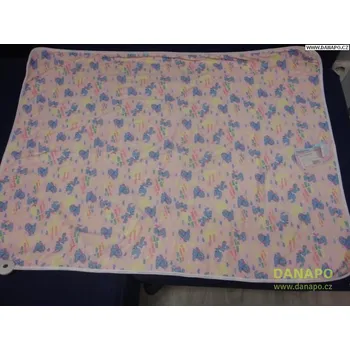 Dětská deka DANAPO Deka - růžová, pejsci