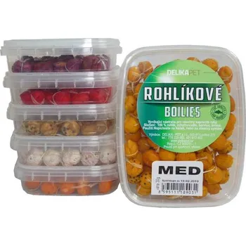 Boilies Delikapet rohlíkové boilies 12 mm/30 g příchuť: Krill