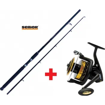 Rybářský prut Prut Sellior Powermax 2,1 m / 400-600g + naviják Sellior DoubleCat 80 zdarma