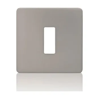 Dveřní kování M&T Magnetické spodní rozety čtvercové, SNi matný nikl, dozické