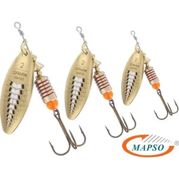Nástraha Mapso rotační třpytka Spark PB - OBN velikost: 3/11,5 g