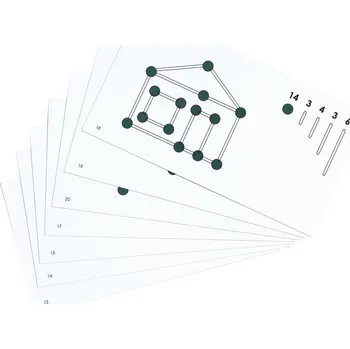 ostatní stavebnice Pracovní karty 1 - geometická stavebnice