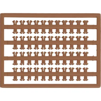 Carp System drážkové zarážky na boilies hnědé 88 ks