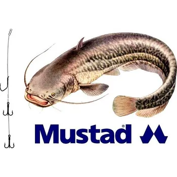 Rybářský háček Rybářské návazce na sumce - hotová montáž MUSTAD Catfish Rig 11