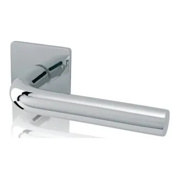 Dveřní kování M&T Dveřní klika Deny MG rozety čtvercové, SNi matný nikl, klika/klika