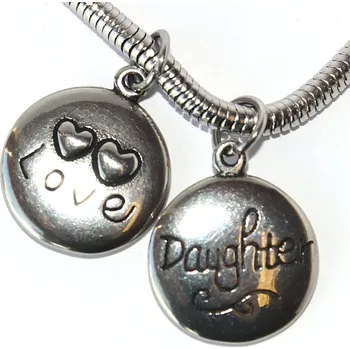 Přívěsek Korálek nerezový Fashion Jewerly - Přívěsek Dcera, Miluji svou dcerku, Daughter LOVE 2570