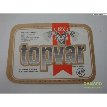 Speciální papír DANAPO PIVNÍ ETIKETA - Slovensko - Topvar 12pr.