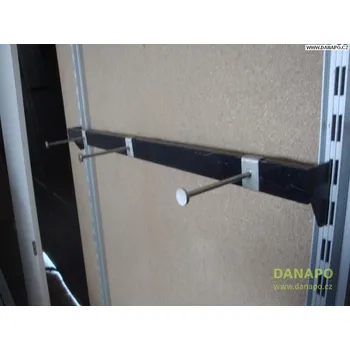 Dílenský regál DANAPO Policový nástěnný regál - krátká nerez konzola