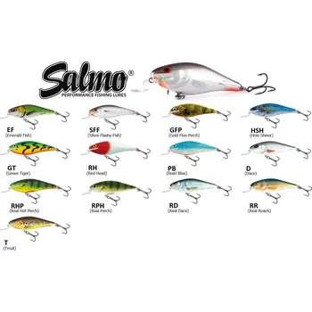 Nástraha Wobler Salmo Executor 5 SR barva: RPH