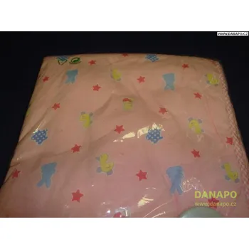 Dětská deka DANAPO Deka - růžová,zvířátka